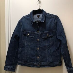 Lee Women's Classic Dark Blue Denim Jacket